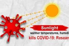 نور آفتاب ظرف مدت 7 تا 14 دقیقه ویروس کرونا را می کشد